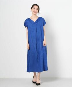 「Ray BEAMS」 半袖ワンピース ONE SIZE ブルー レディース