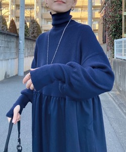 「CORNERS by KR」 ドッキングワンピース L ネイビー レディース_画像1