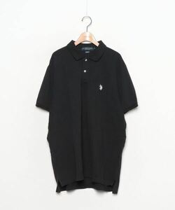 「U.S. POLO ASSN.」 半袖ポロシャツ X-LARGE ブラック メンズ