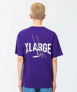 「XLARGE」 半袖Tシャツ X-LARGE パープル メンズ