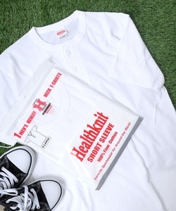 「Healthknit」 半袖Tシャツ X-LARGE ホワイト メンズ