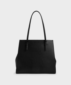 「CHARLES & KEITH」 トートバッグ X-LARGE ブラック系その他3 レディース