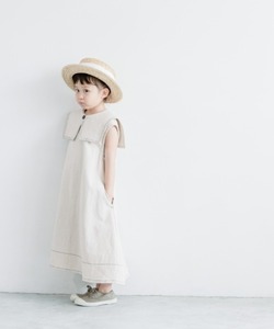 「LOWRYS FARM」 「KIDS」ノースリーブワンピース 120cm アイボリー キッズ_画像1