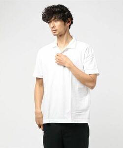 「three dots」 半袖ポロシャツ LARGE ホワイト メンズ