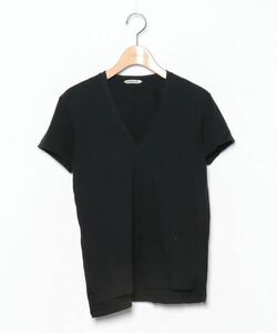 「AURALEE」 半袖Tシャツ - ブラック レディース
