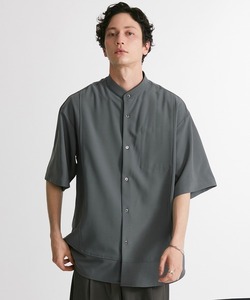 「UNITED TOKYO」 半袖シャツ 2 ライトブルーグレー メンズ
