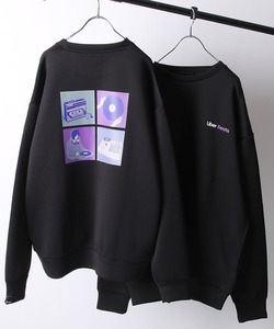 「Pledge」 スウェットカットソー LARGE ブラック メンズ