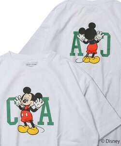 「FREAK'S STORE」 半袖Tシャツ「Disneyコラボ」 SMALL ホワイト メンズ