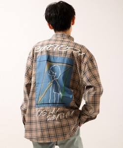 「A.T，C in the attic homme」 長袖シャツ L ベージュ メンズ