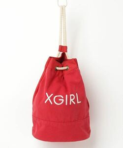 「X-girl」 リュック ONE SIZE レッド レディース