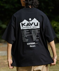 「FREAK'S STORE」 半袖Tシャツ「KAVUコラボ」 MEDIUM ブラック メンズ