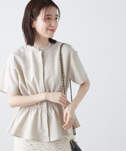 「N.（N. Natural Beauty Basic）」 半袖ブラウス MEDIUM グレー系その他 レディース