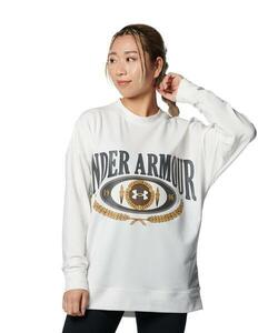 「UNDER ARMOUR」 長袖カットソー M アイボリー レディース