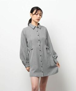 「jouetie」 シャツワンピース MEDIUM ブラック レディース_画像1