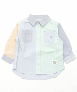 [BEAMS mini] [KIDS] рубашка с длинным рукавом 120 голубой Kids 
