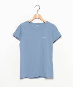 「mont-bell」 半袖Tシャツ M ブルー レディース