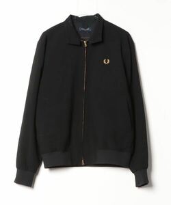 「FRED PERRY」 ジップアップブルゾン M ブラック メンズ