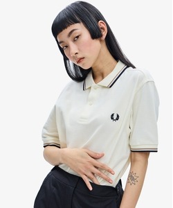 「FRED PERRY」 半袖ポロシャツ X-LARGE オートミール メンズ