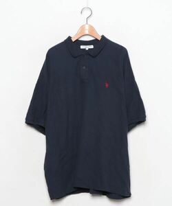 「U.S. POLO ASSN.」 半袖ポロシャツ LARGE ネイビー メンズ