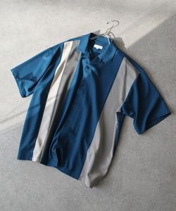 「Nilway」 半袖シャツ MEDIUM ブルー メンズ