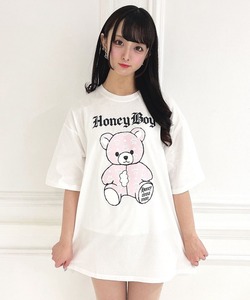 「Honey Cinnamon」 半袖Tシャツ FREE ホワイト レディース