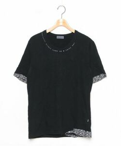 「glamb」 半袖Tシャツ 1 ブラック メンズ