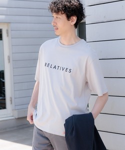 「GLOBAL WORK」 半袖Tシャツ MEDIUM ライトグレー メンズ