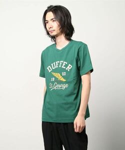 「The DUFFER of ST.GEORGE」 半袖Tシャツ X-LARGE グリーン メンズ