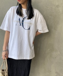 「AMERICANA」 半袖Tシャツ ONE SIZE ホワイト レディース