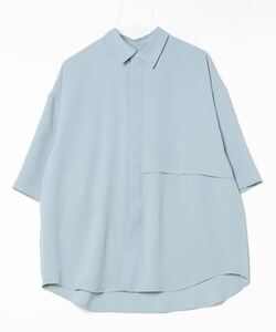 「tk.TAKEO KIKUCHI」 半袖シャツ 02 ブルー メンズ