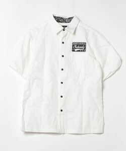 「Subciety」 半袖シャツ MEDIUM ホワイト メンズ