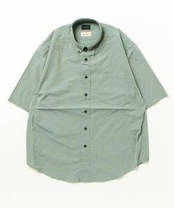 「green label relaxing」 半袖シャツ X-LARGE ダークグリーン メンズ