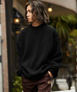 「FREAK'S STORE」 長袖ニット MEDIUM ブラック メンズ