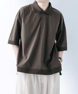 「epnok」 半袖ポロシャツ LARGE チャコールグレー メンズ