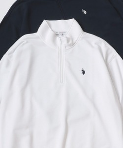 「U.S. POLO ASSN.」 スウェットカットソー M ホワイト メンズ