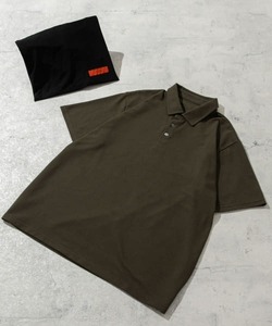 「URBAN RESEARCH ROSSO MEN」 半袖ポロシャツ LARGE カーキ メンズ