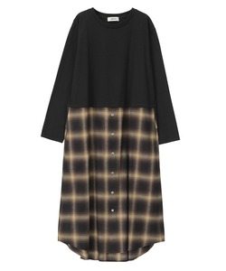 「ZUCCa」 長袖ワンピース M size ブラック レディース