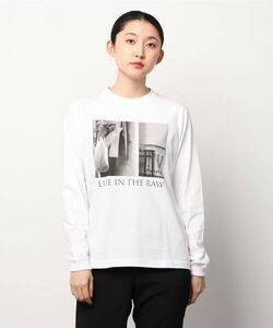 「Ray BEAMS」 長袖カットソー ONE SIZE ホワイト レディース