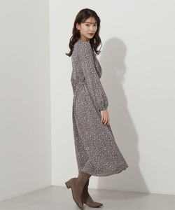 「NATURAL BEAUTY BASIC」 長袖ワンピース SMALL グレー系その他 レディース