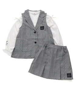 「ALGY」 「KIDS」セットアップ SMALL グレー キッズ