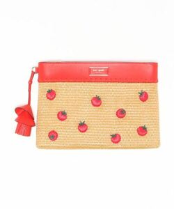 「kate spade new york」 ポーチ ONESIZE ベージュ レディース