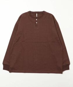 「The DUFFER of ST.GEORGE」 長袖Tシャツ MEDIUM ダークブラウン メンズ