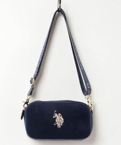 「U.S. POLO ASSN.」 ショルダーバッグ FREE ネイビー レディース