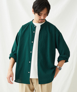 「JOURNAL STANDARD」 長袖シャツ MEDIUM グリーン メンズ