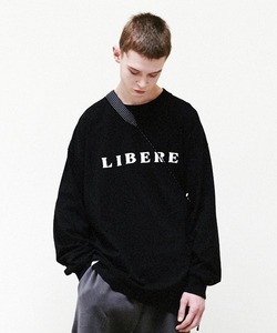 「LIBERE」 長袖Tシャツ MEDIUM ブラック メンズ