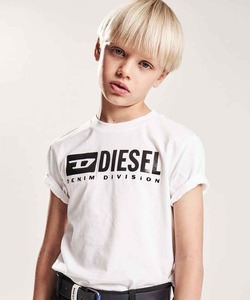 「DIESEL KIDS」 「KIDS」半袖Tシャツ 10Y ホワイト キッズ