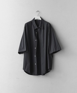 「remer」 半袖シャツ SMALL ブルーグレー メンズ