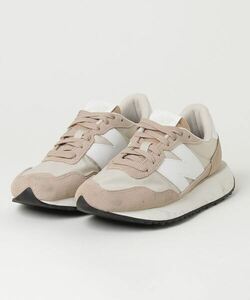 「New Balance」 ローカットスニーカー 23.5cm ベージュ レディース