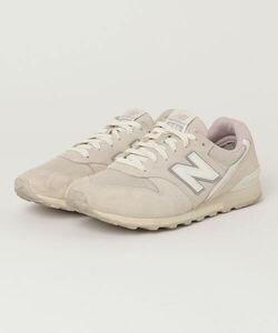 「New Balance」 ローカットスニーカー 24.5cm ベージュ レディース