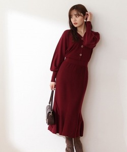 「PROPORTION BODY DRESSING」 セットアップ MEDIUM ボルドー レディース